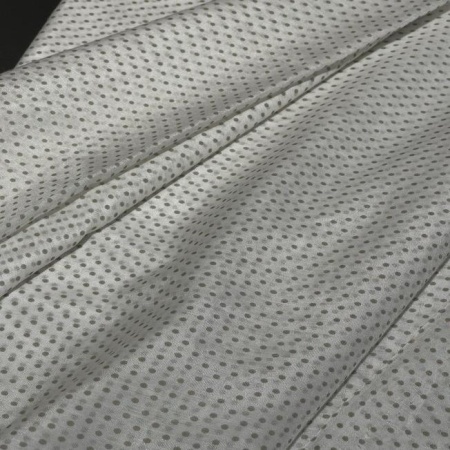 Хлопок полупрозрачный в горошек (152194)