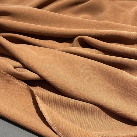 Вискоза коричневая однотонная (139222)