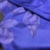 Вискоза синяя с цветочным принтом (150253)