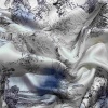 Шелк молочный с пейзажным принтом (181470-9)