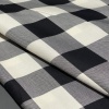 Хлопок черно-белый в клетку (128432-1)