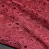 Полиэстер бордовый кружевной (125469)